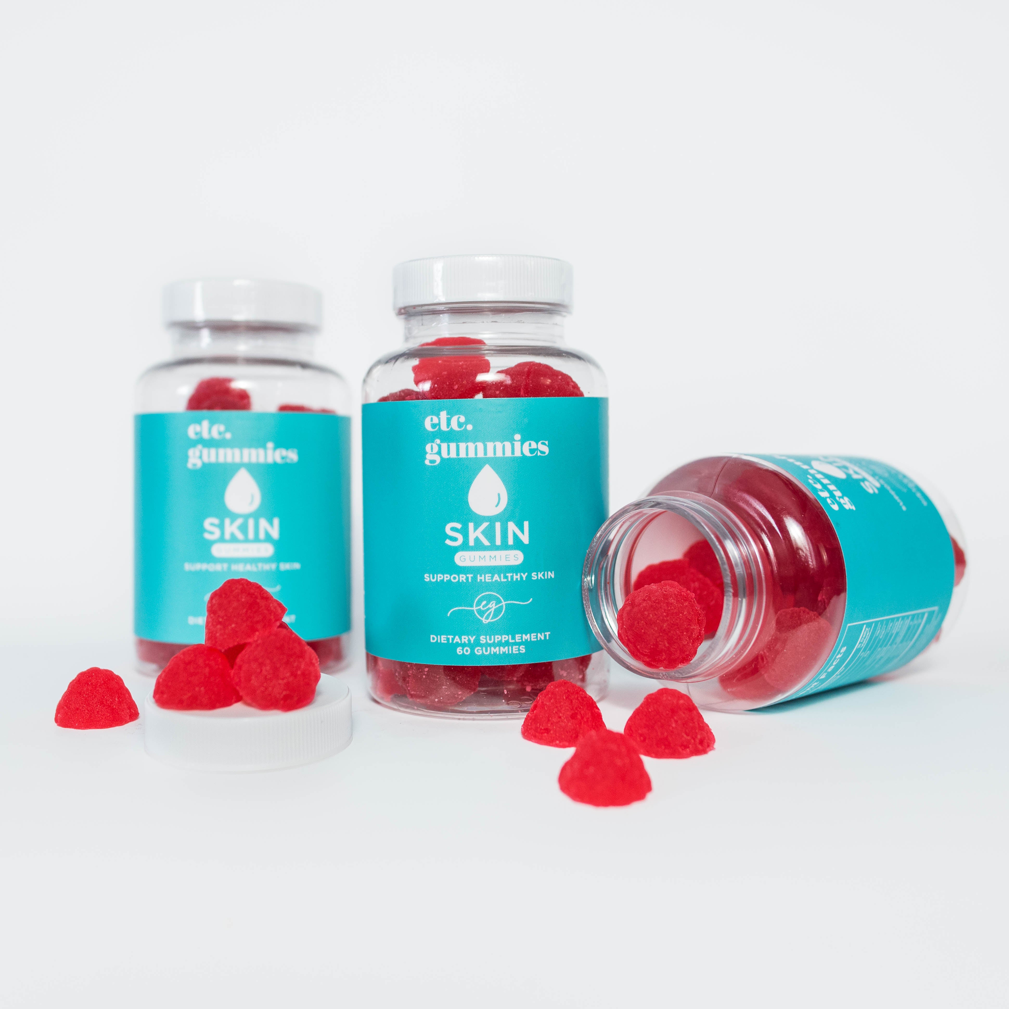 Recovery and Hydration etc. gummies bundle: Recovery, Immunity, and Sk