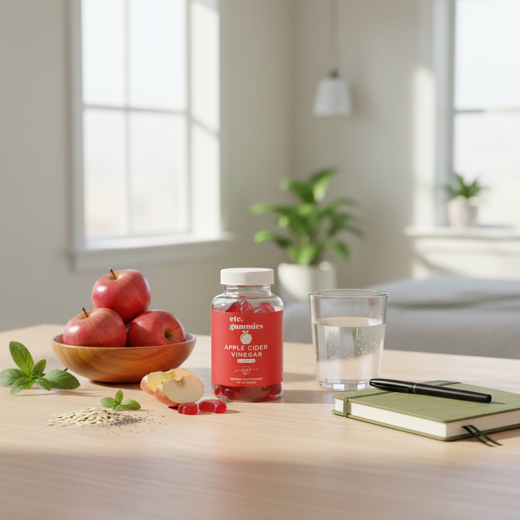 Morning wellness transformation with ACV gummies